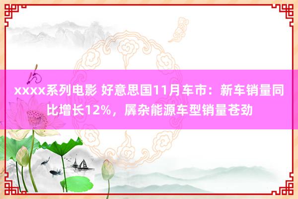 xxxx系列电影 好意思国11月车市：新车销量同比增长12%，羼杂能源车型销量苍劲